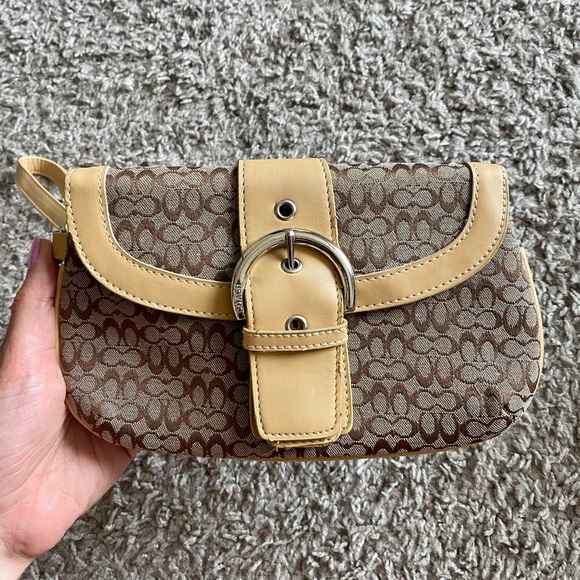 Coach Logo Wristlet - Picture 2 of 5